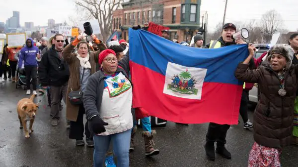 Haitian Immigrants Protesting Trump Immigration Policies 25934143138